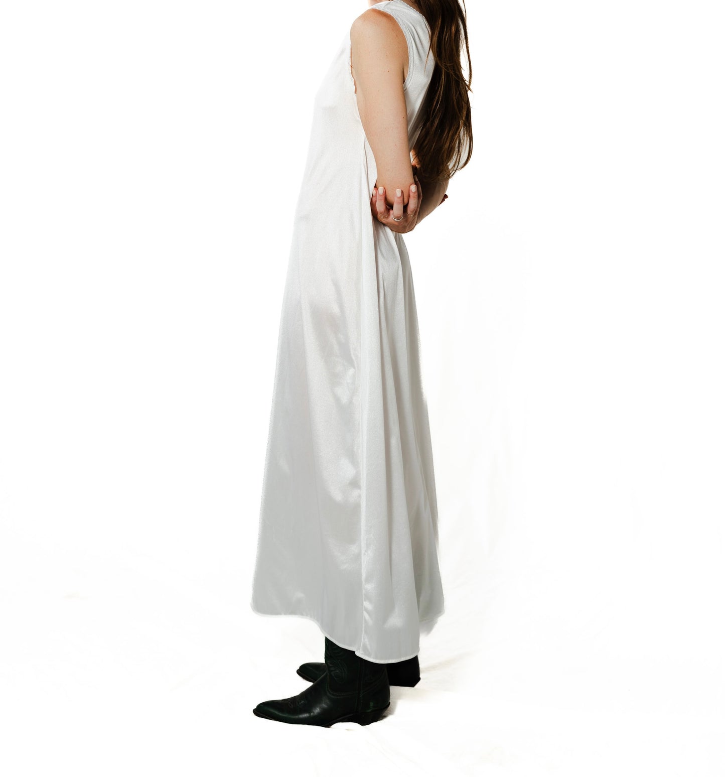Authorized Pattern Slip Dress